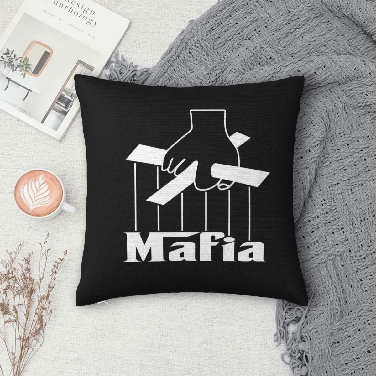 Mafia Party Game Square Pillow - Party Games Mafia incelemesi ve fiyatı