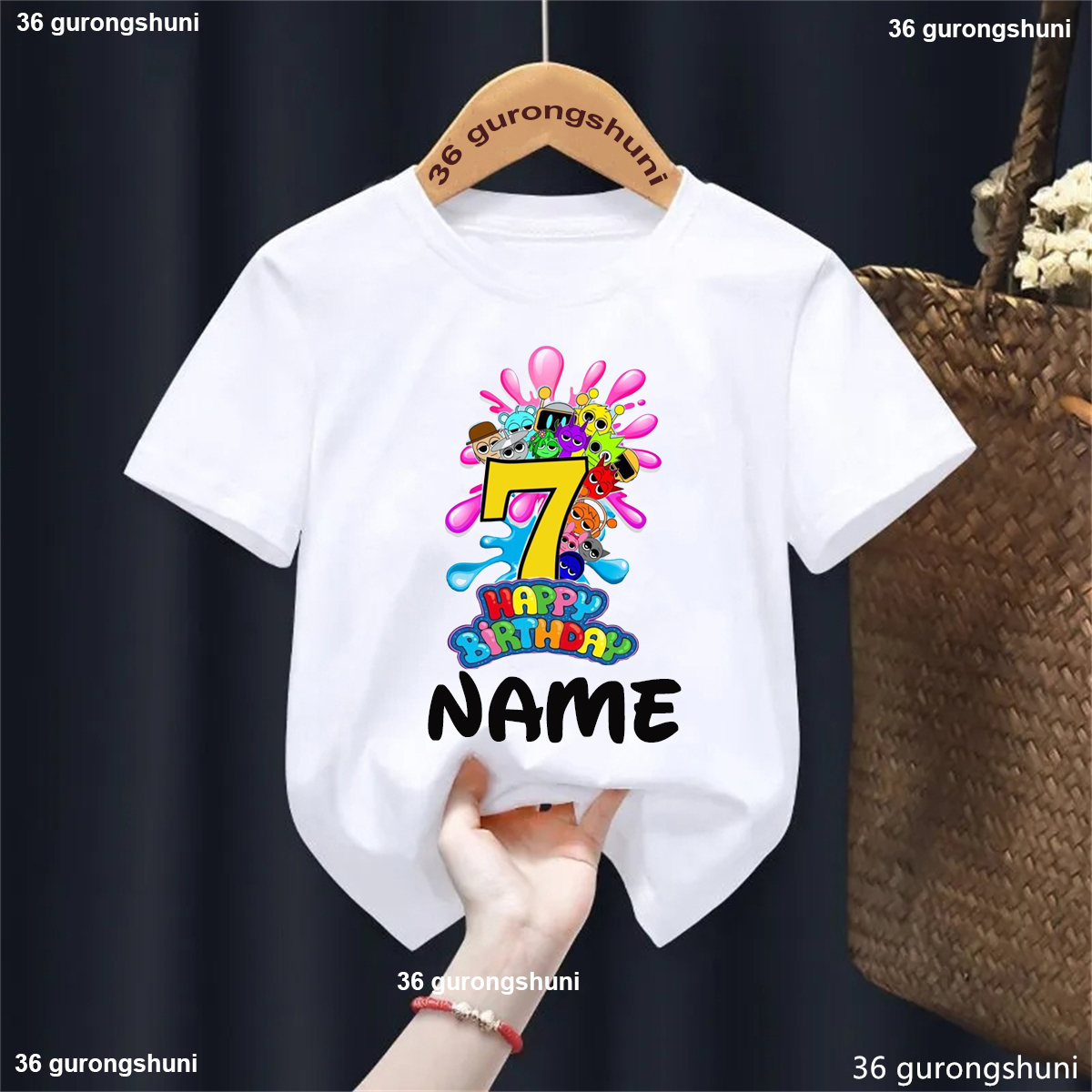 Colorful 7th Happy Birthday Ga - Party Games Name incelemesi ve fiyatı