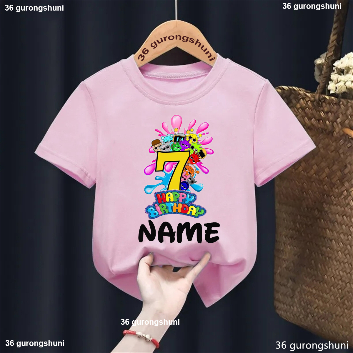 Colorful 7th Happy Birthday Ga - Party Games Name incelemesi ve fiyatı