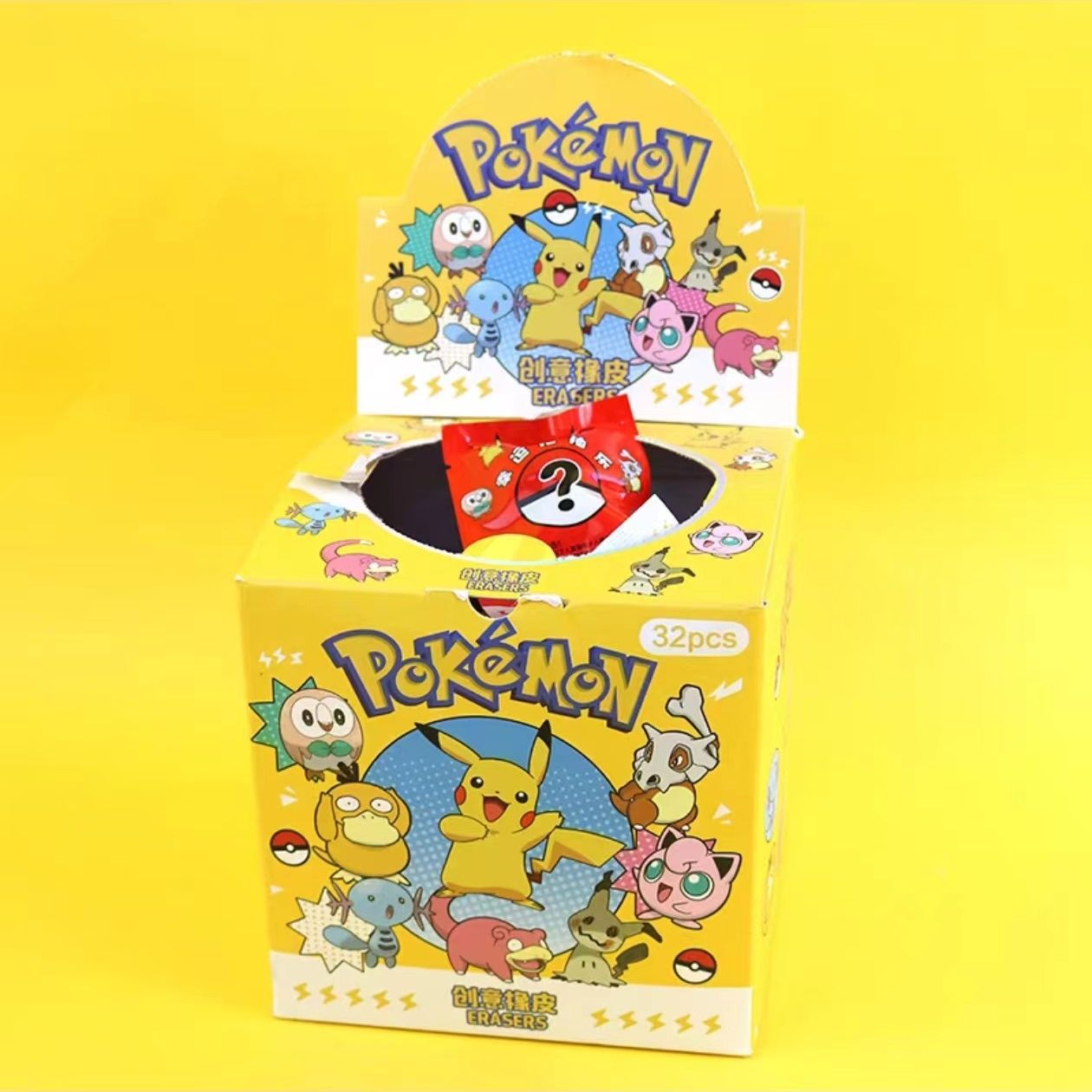 Pokemon Blind Bag Eraser Surpr - Party Games Box incelemesi ve fiyatı