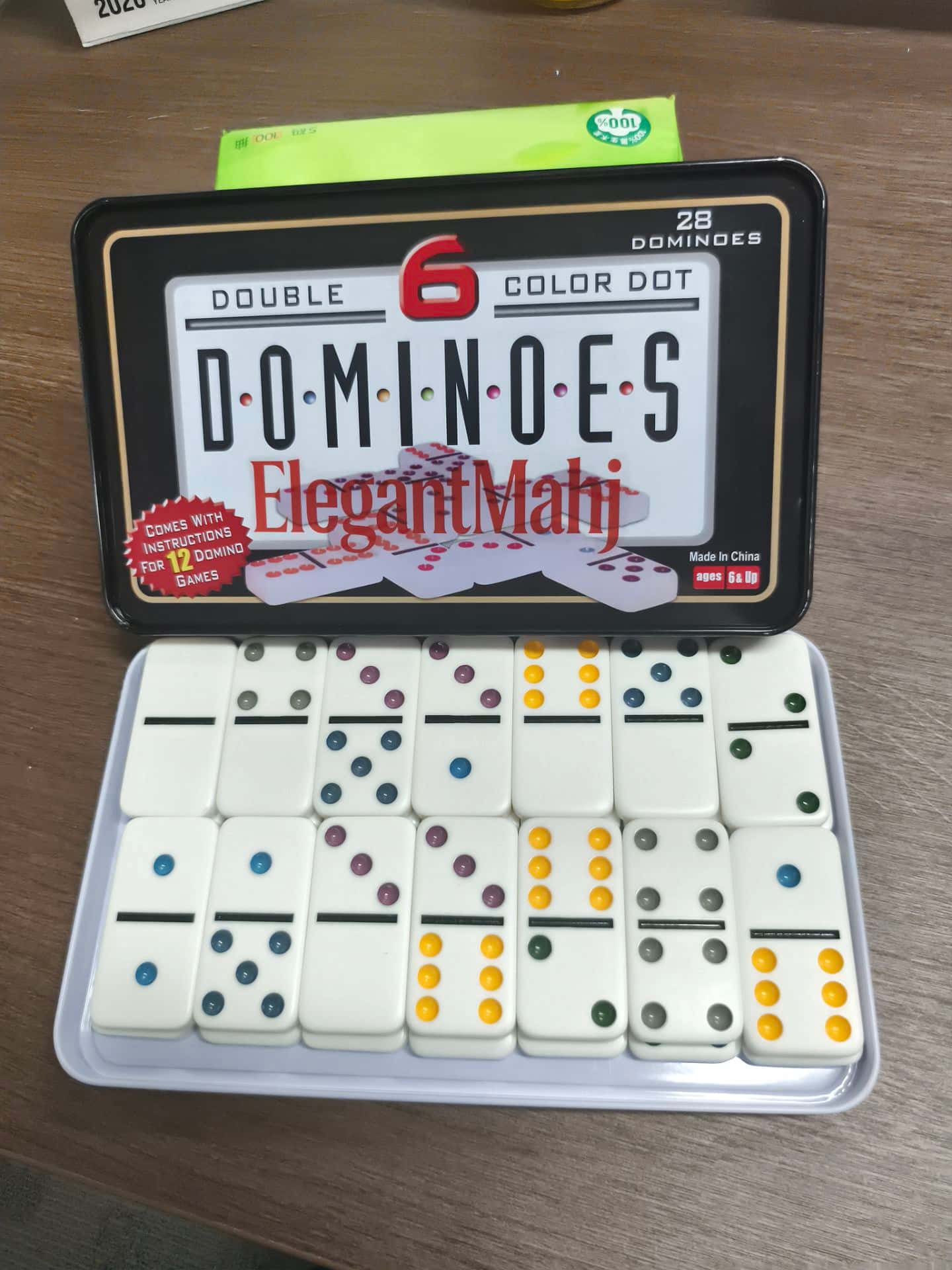 ElegantMahj Double Six Dominoe - Party Family Games incelemesi ve fiyatı
