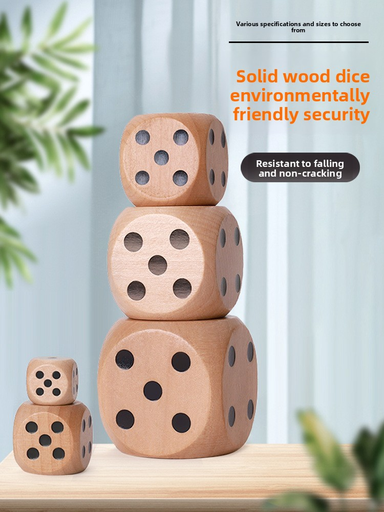 12PCS 16mm Wooden Dice Dots D6 - Party Games Gamecube incelemesi ve fiyatı