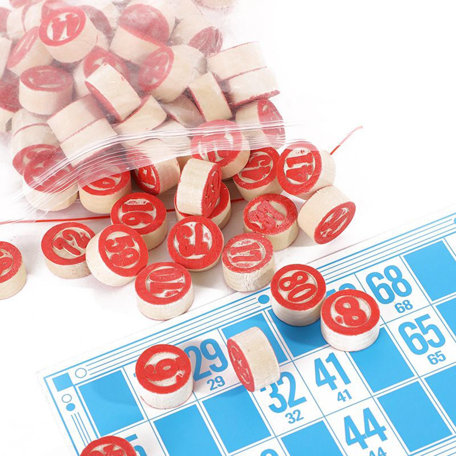 Bingo Card Game Vintage Wooden - Play Friends Party Games incelemesi ve fiyatı